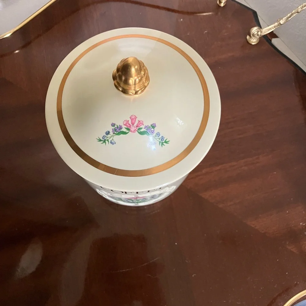 Vintage Lenox Coffee Canister - Picture 5 of 7